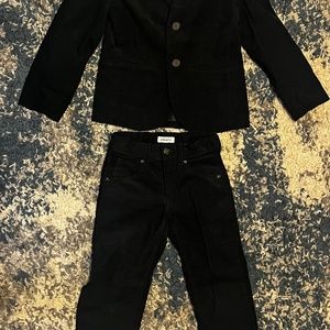 Gymboree Corduroy Blazer Sz 5-6 & Pant Sz 5 (Navy)
